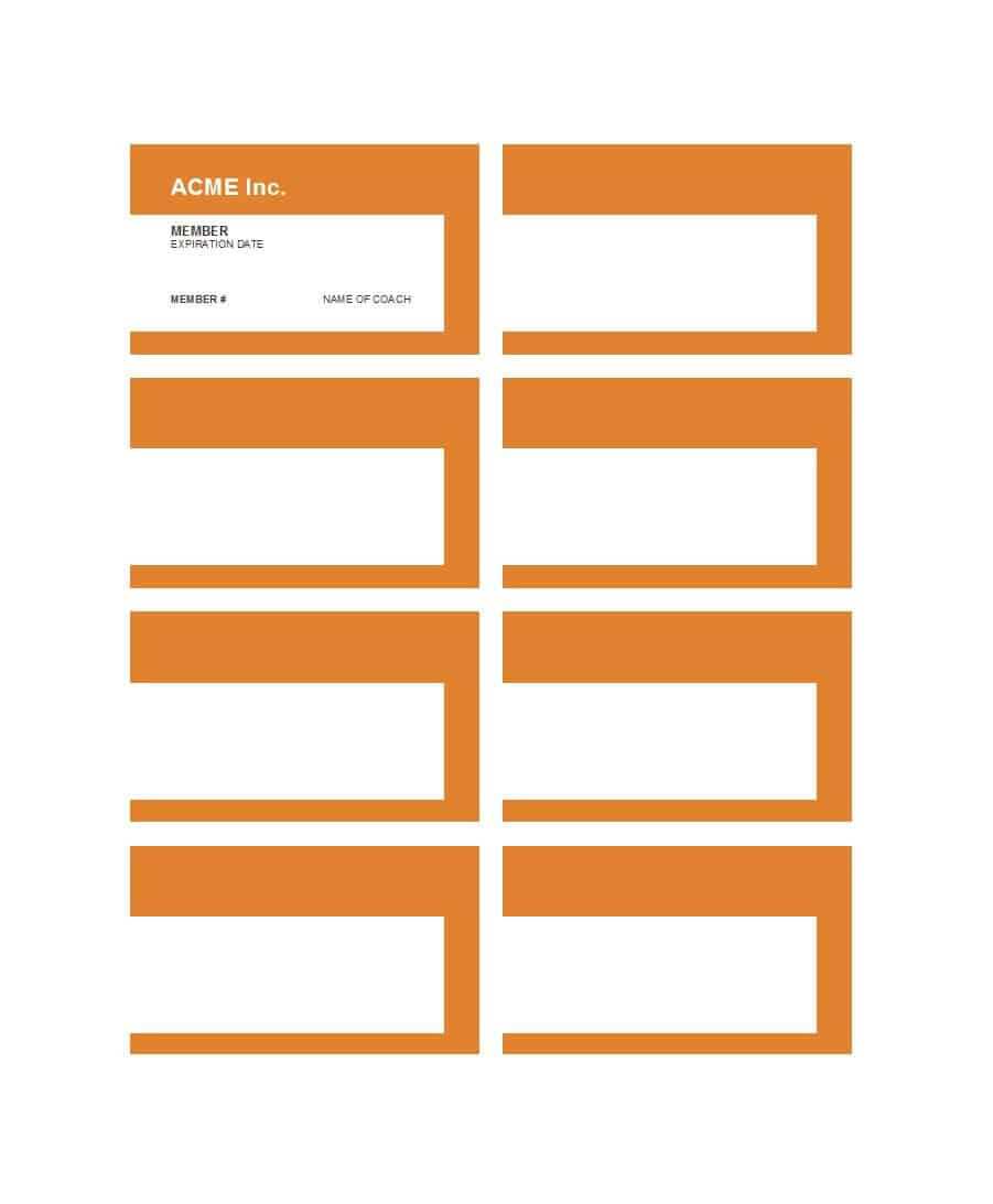 25 Cool Membership Card Templates & Designs (Ms Word) ᐅ Pertaining To Template For Membership Cards