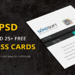 25 Creative Free Psd Business Card Templates 2019 Throughout Web Design Business Cards Templates