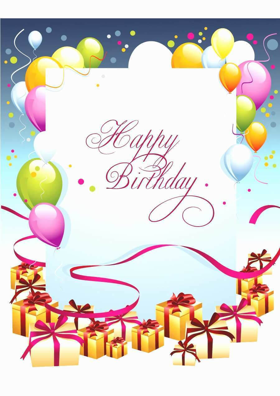 25 Customize Birthday Card Layout Microsoft Word Maker For Intended For Birthday Card Template Microsoft Word