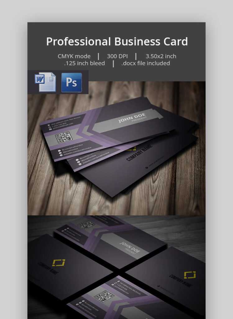 25+ Free Microsoft Word Business Card Templates (Printable Intended For