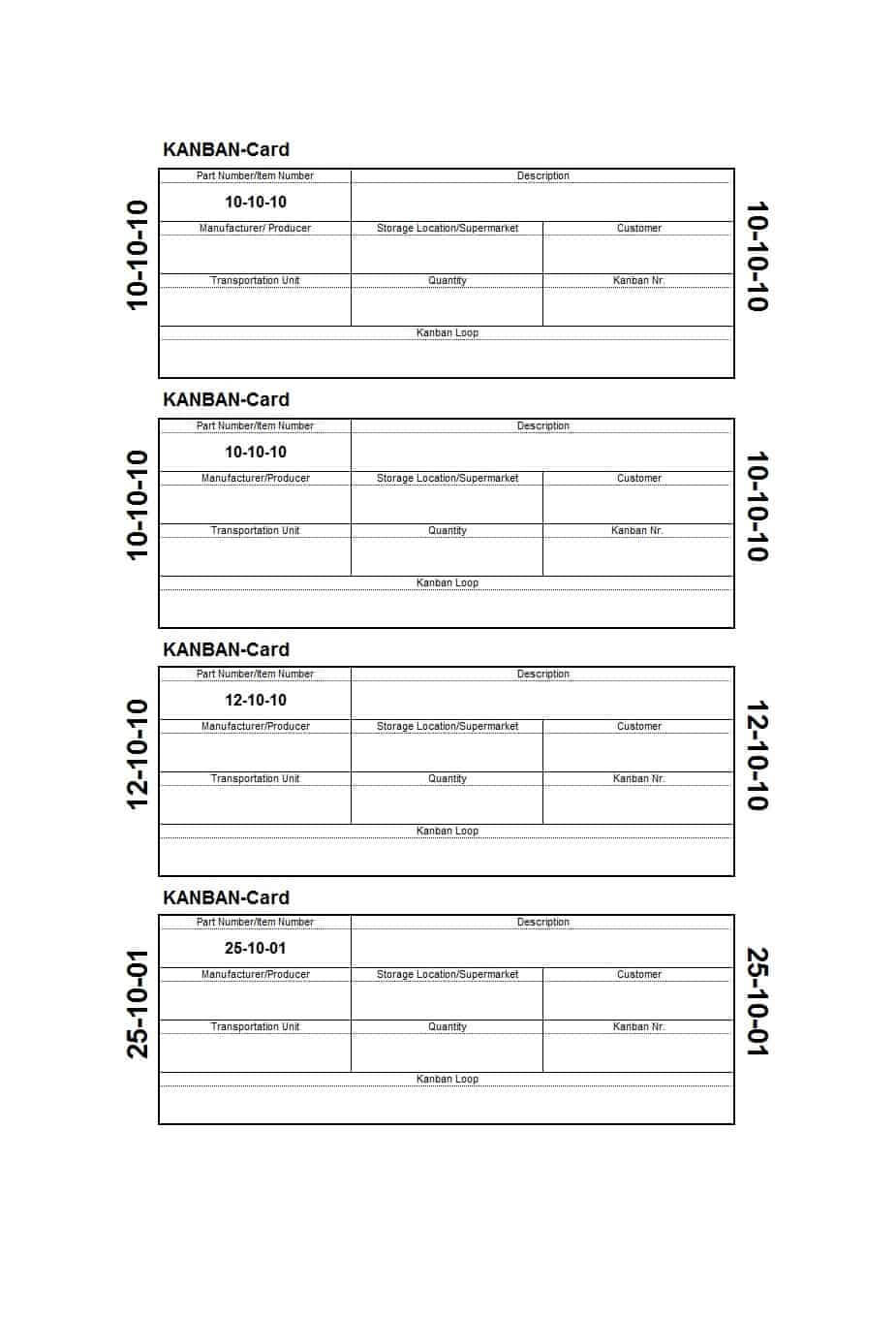 25 Printable Kanban Card Templates (& How To Use Them) ᐅ In Kanban Card Template