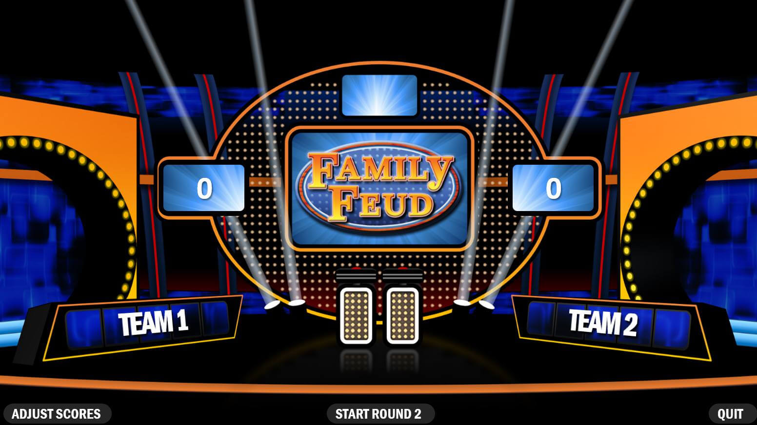 3 Best Free Family Feud Powerpoint Templates Pertaining To Family Feud Game Template Powerpoint Free
