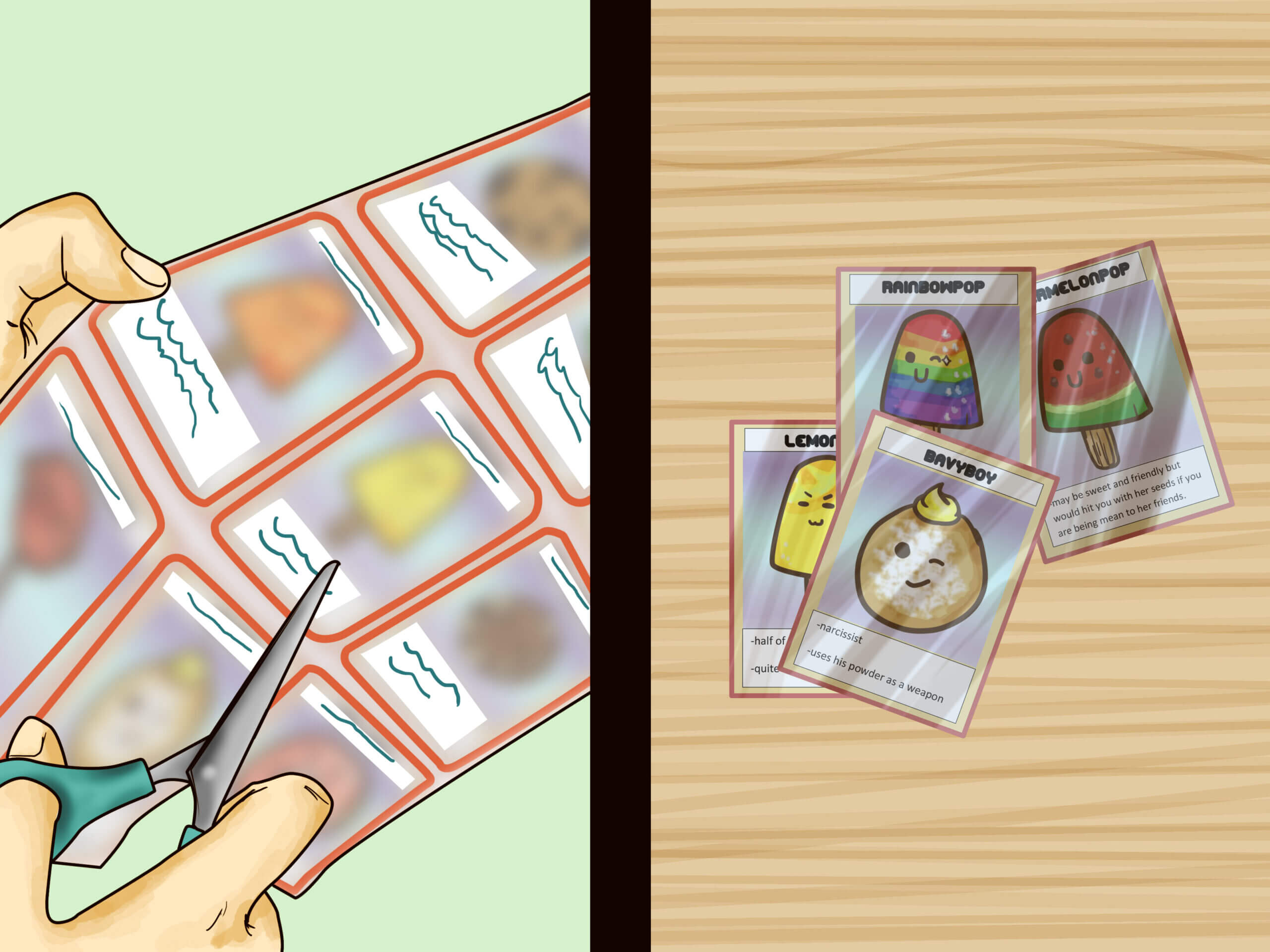 3 Ways To Make Your Own Trading Cards - Wikihow For Index Card Template Open Office