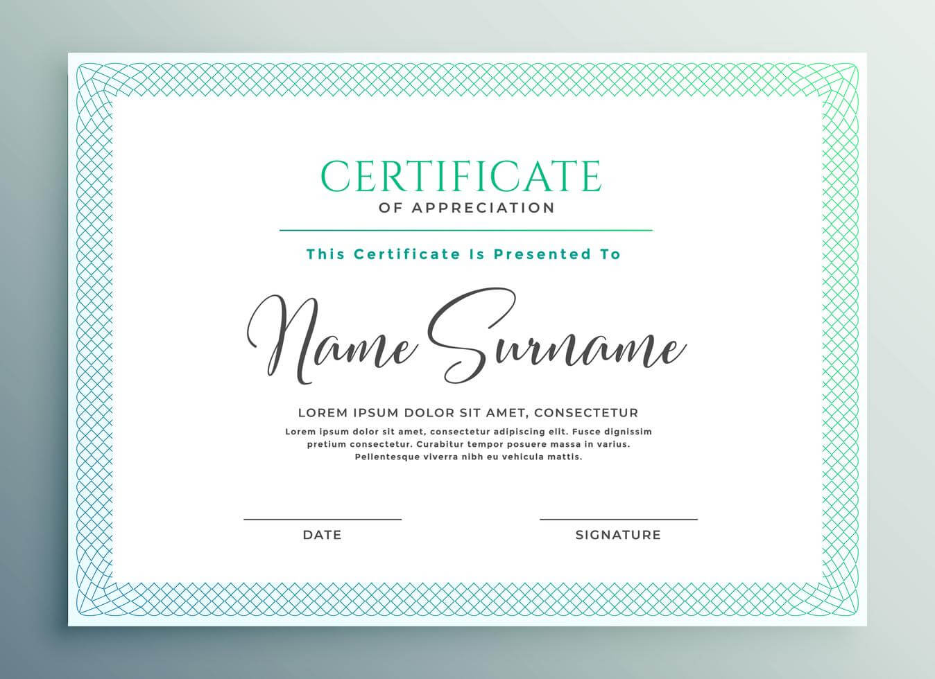 30+ Certificate Of Appreciation Download!! | Templates Study Regarding Volunteer Award Certificate Template