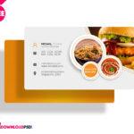 30+ Delicate Restaurant Business Card Templates | Decolore Pertaining To Food Business Cards Templates Free