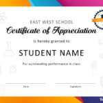 30 Free Certificate Of Appreciation Templates And Letters Inside Teacher Of The Month Certificate Template