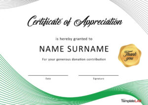 30 Free Certificate Of Appreciation Templates And Letters throughout Sample Certificate Of Recognition Template