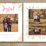 30 Holiday Card Templates For Photographers To Use This Year In Christmas Photo Card Templates Photoshop