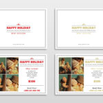30 Holiday Card Templates For Photographers To Use This Year In Free Christmas Card Templates For Photographers