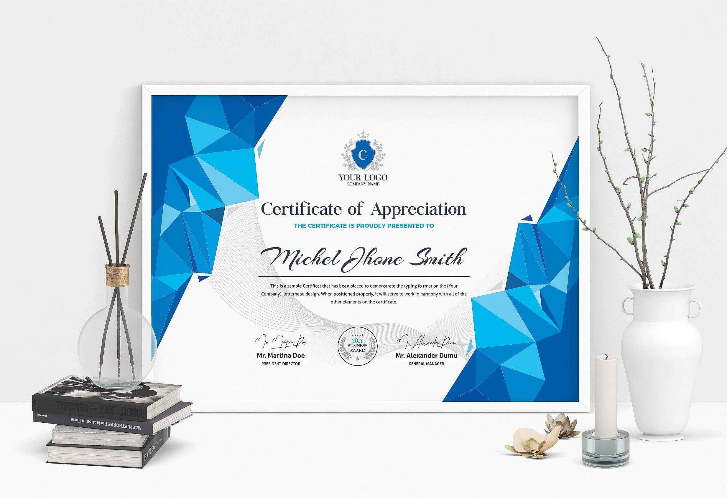 30+ Professional Diploma & Certificate Templates For Indesign Certificate Template