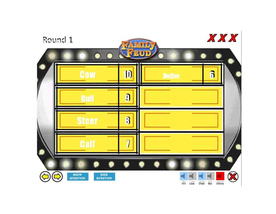 31 Great Family Feud Templates (Powerpoint, Pdf & Word) ᐅ For Family Feud Game Template Powerpoint Free