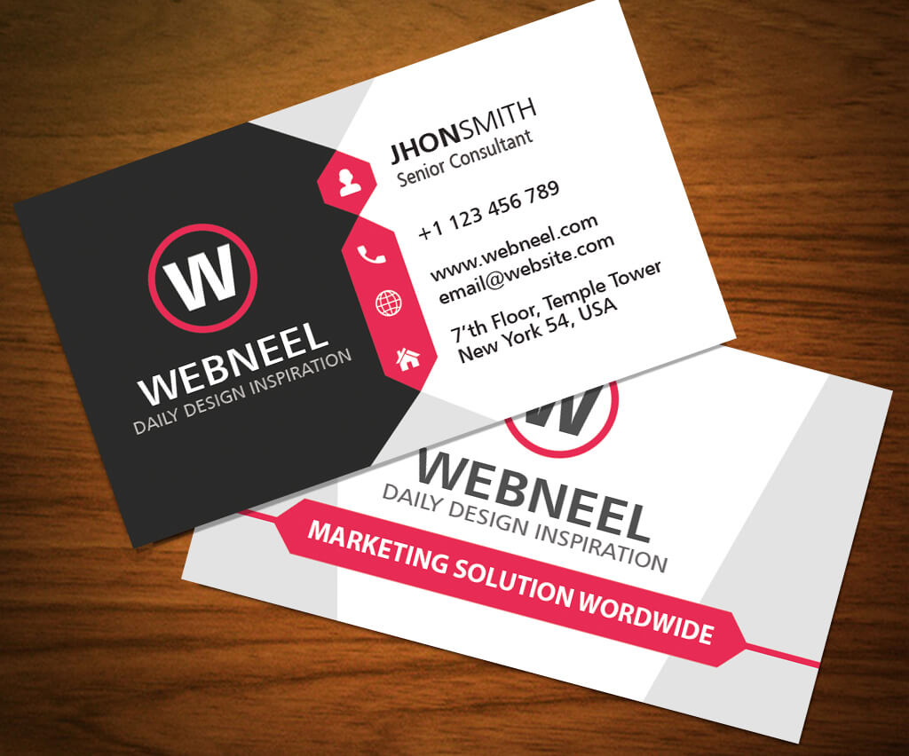 32 Modern Business Card Template Free Download Regarding Download Visiting Card Templates
