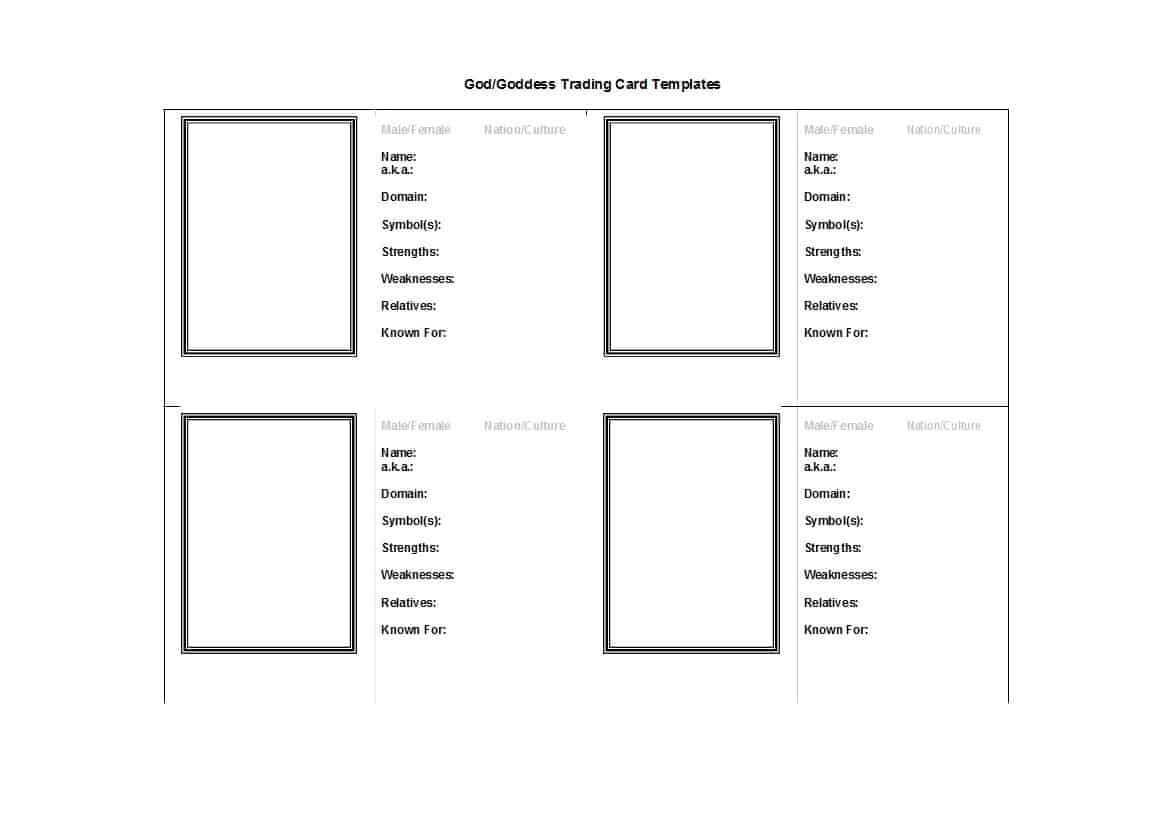 33 Free Trading Card Templates (Baseball, Football, Etc Throughout Baseball Card Template Word