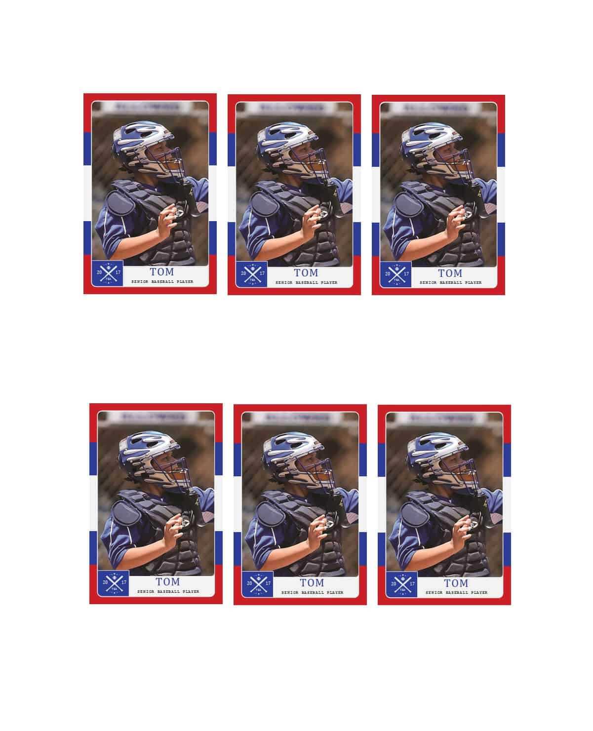 33 Free Trading Card Templates (Baseball, Football, Etc With Baseball Card Template Microsoft Word