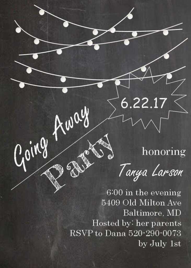 33 how to create farewell invitation card template free pertaining to