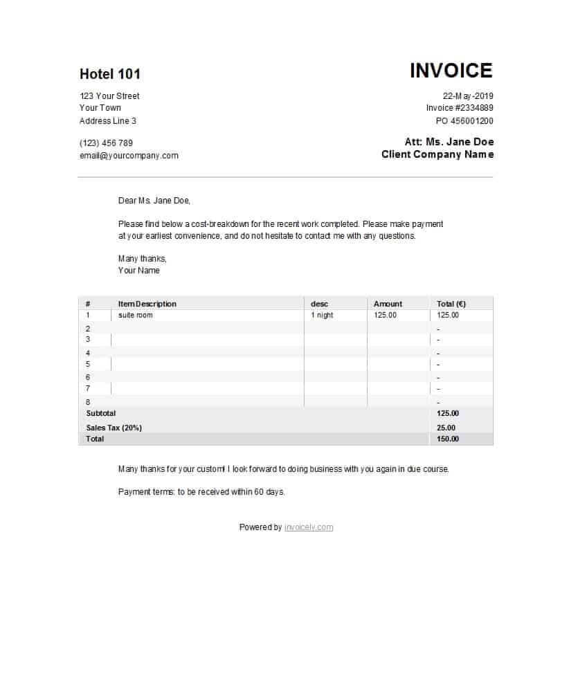33 [Real & Fake] Hotel Receipt Templates ᐅ Templatelab Pertaining To Fake Credit Card Receipt Template