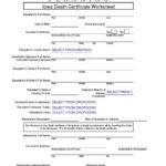 37 Blank Death Certificate Templates [100% Free] ᐅ Templatelab Regarding Fake Death Certificate Template