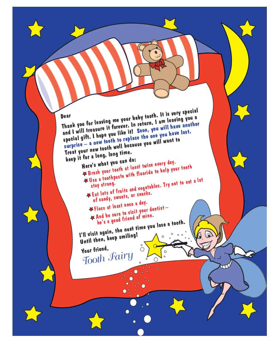 37 Tooth Fairy Certificates & Letter Templates – Printable Throughout Free Tooth Fairy Certificate Template