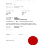40+ Free Stock Certificate Templates (Word, Pdf) ᐅ Templatelab With Regard To Corporate Share Certificate Template