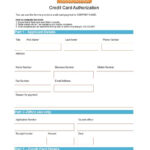 41 Credit Card Authorization Forms Templates {Ready To Use} Inside Credit Card Authorization Form Template Word