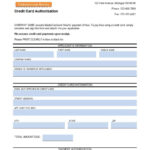 41 Credit Card Authorization Forms Templates {Ready To Use} Throughout Credit Card On File Form Templates