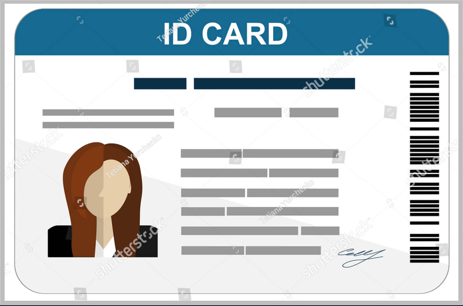 43+ Professional Id Card Designs – Psd, Eps, Ai, Word | Free For Media Id Card Templates