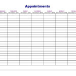 45 Printable Appointment Schedule Templates [& Appointment With Regard To Medical Appointment Card Template Free