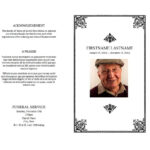 47 Free Funeral Program Templates (In Word Format) ᐅ Inside Memorial Card Template Word