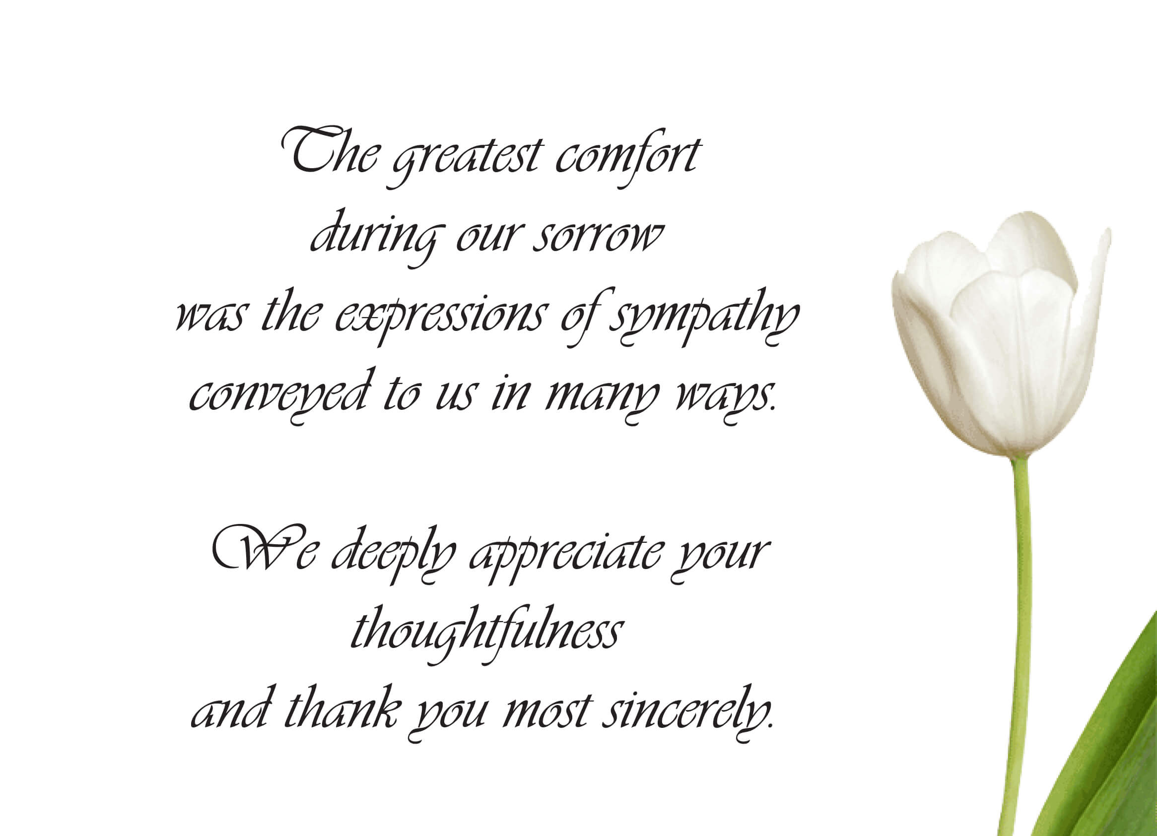49 Visiting Thank You Card Template For Funeral For Ms Word Regarding Sympathy Thank You Card Template