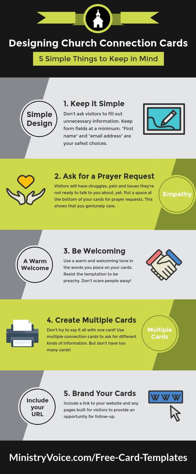 5 Simple Things To Keep In Mind When Designing Church For Church Visitor Card Template