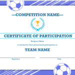 50 Free Creative Blank Certificate Templates In Psd In Soccer Award Certificate Template