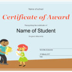50 Free Creative Blank Certificate Templates In Psd Inside Free Printable Student Of The Month Certificate Templates