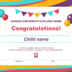 50 Free Creative Blank Certificate Templates In Psd Throughout Free Kids Certificate Templates