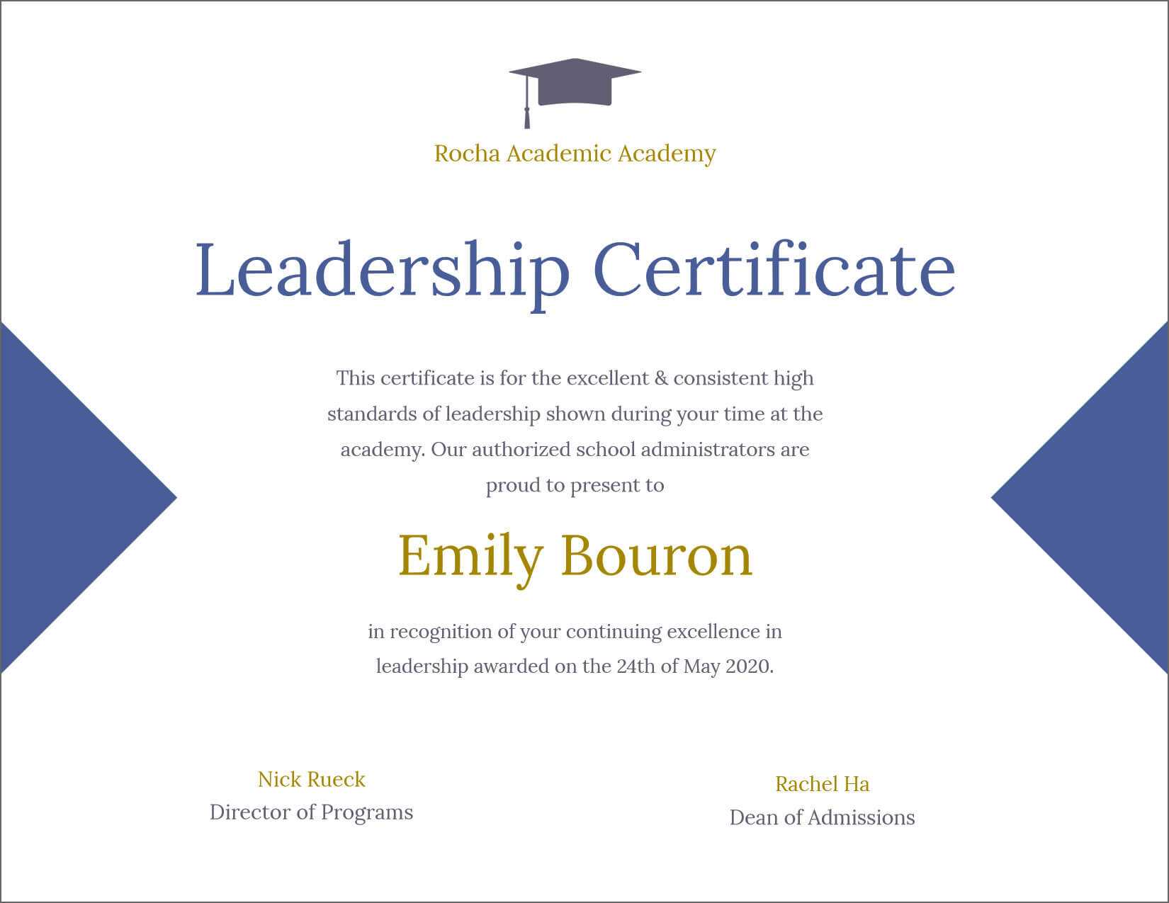 50 Free Creative Blank Certificate Templates In Psd Within Leadership Award Certificate Template