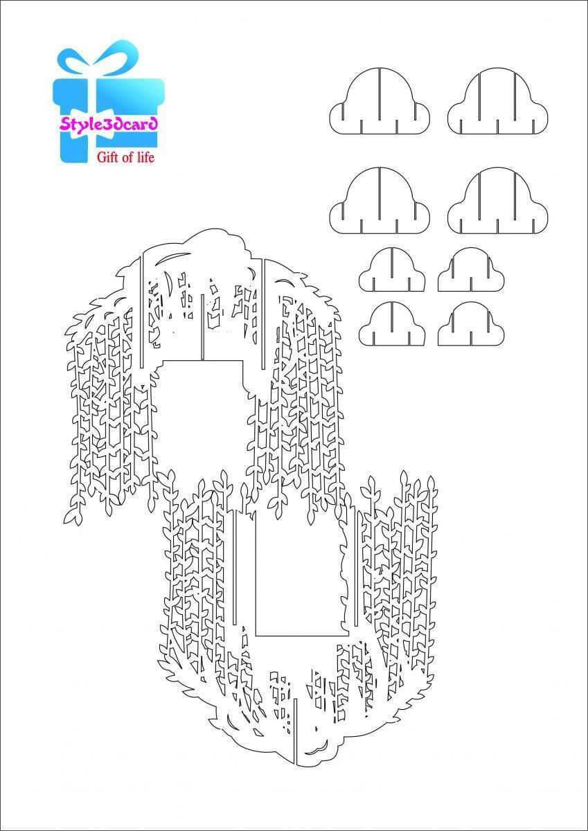 51 Free Pop Up Card Templates Tree Download For Pop Up Card With Pop Up Card Templates Free Printable