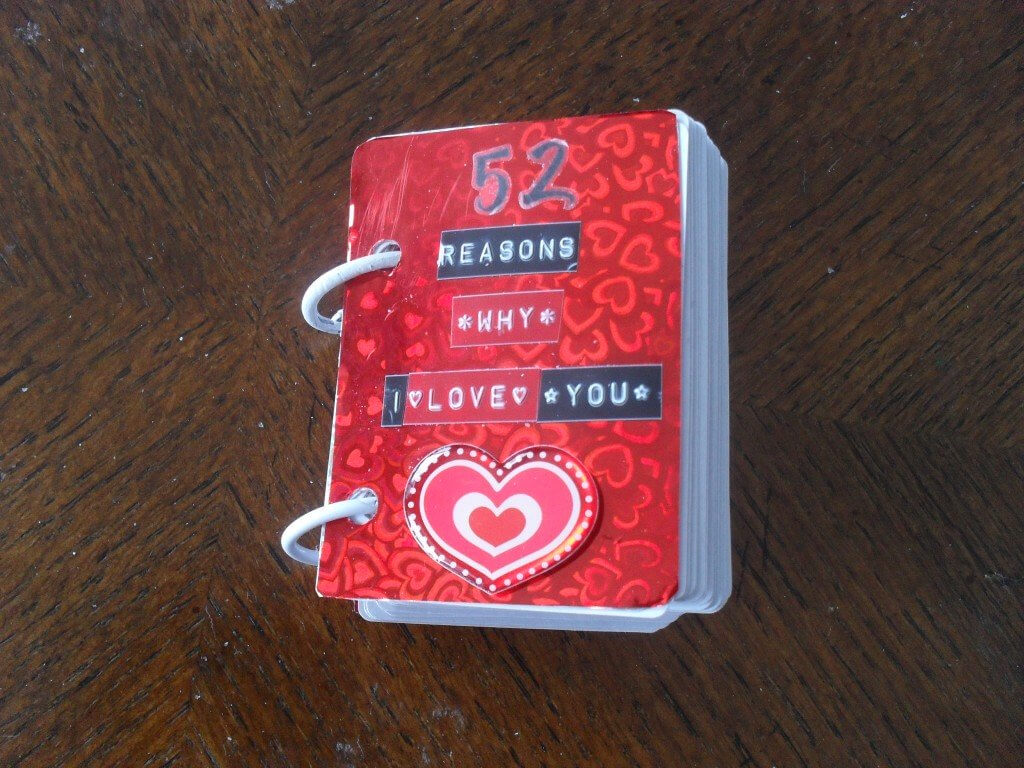 52 Reasons Why I Love You* | Tasteful Space With 52 Reasons Why I Love You Cards Templates