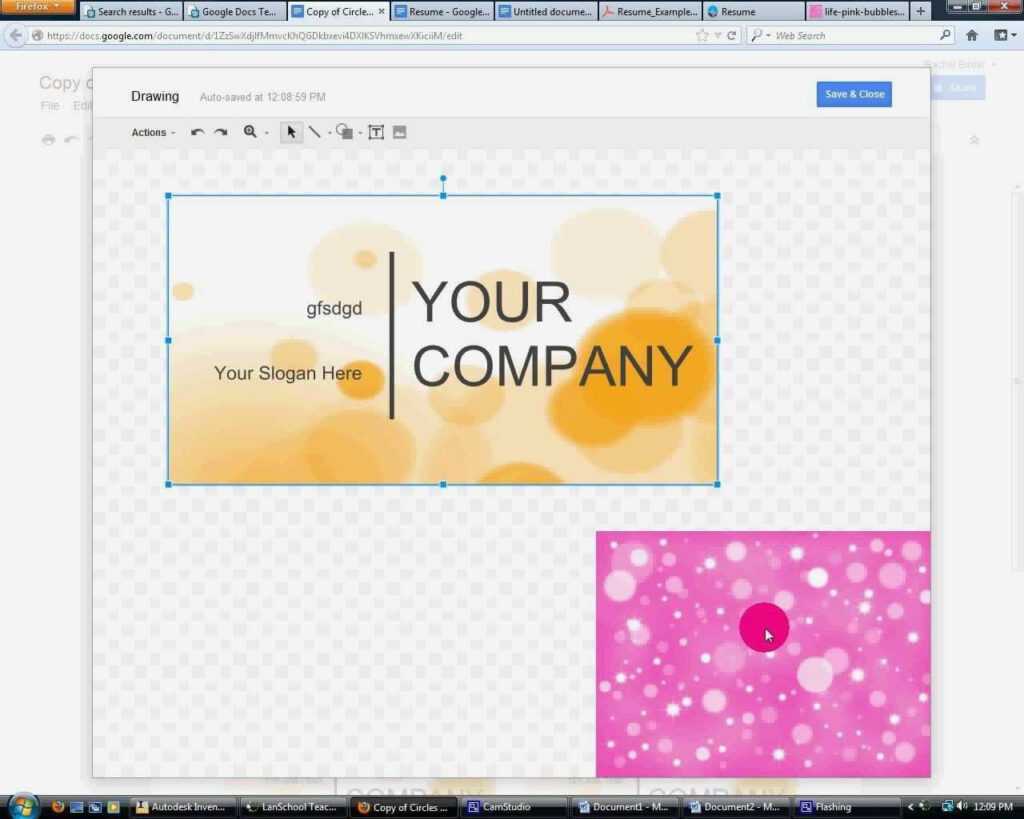 Does Google Docs Have A Business Card Template