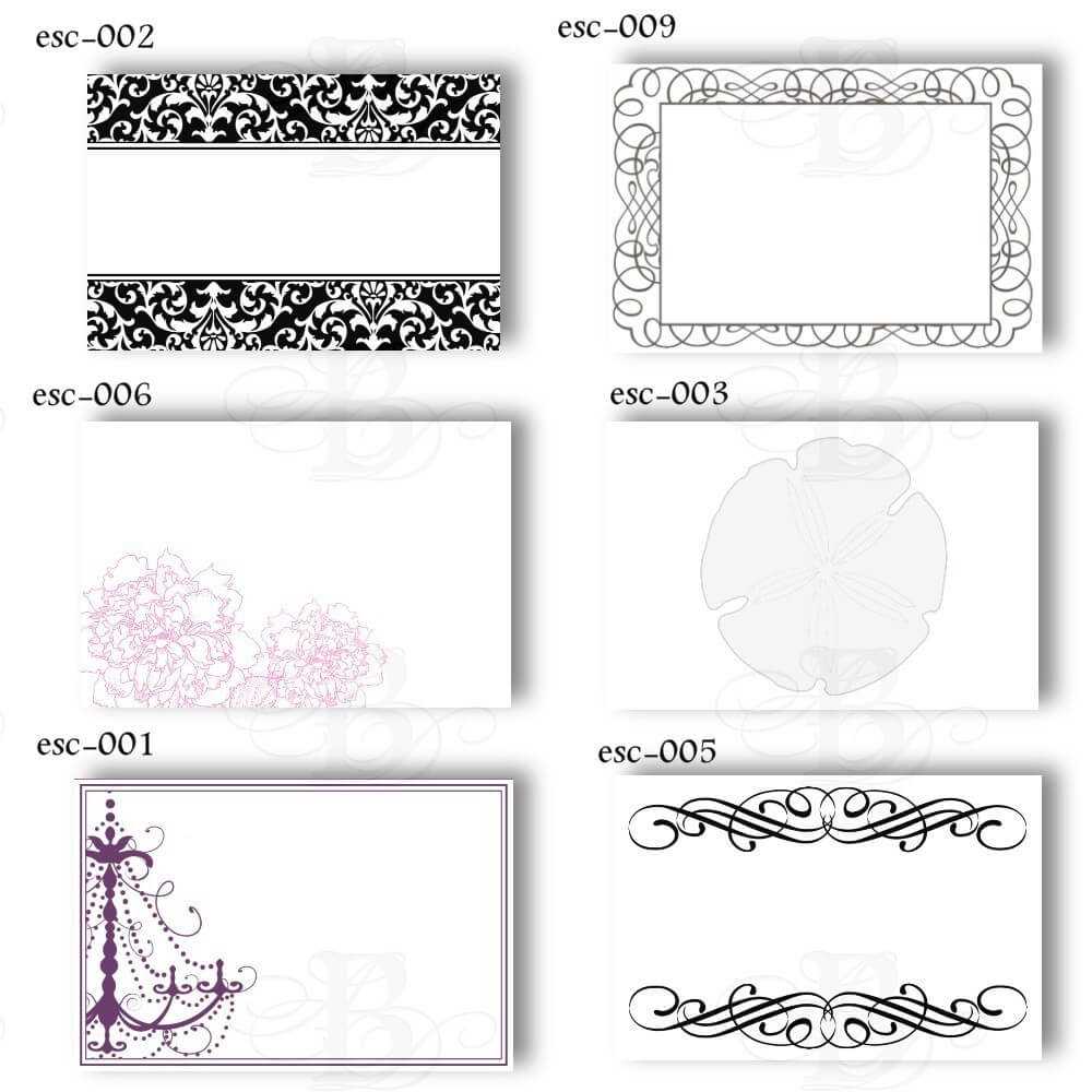 6 Best Images Of Free Printable Wedding Place Cards – Free With Free Templates For Cards Print