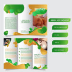 6 Page Trifold Brochure Template With Liquid Style For Nutrition Brochure Template