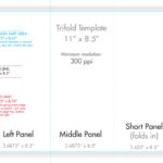 8.5" X 11" Tri Fold Brochure Template – U.s. Press Intended For 8.5 X11 Brochure Template