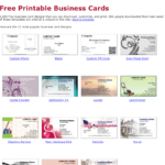 8 Best Places To Find Free Business Card Templates Inside Template For Cards In Word