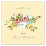 8 Free, Printable Condolence And Sympathy Cards inside Sympathy Card Template