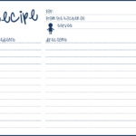 8 Free Recipe Card Templates Excel Pdf Formats Here Are My For Word Template For 3X5 Index Cards