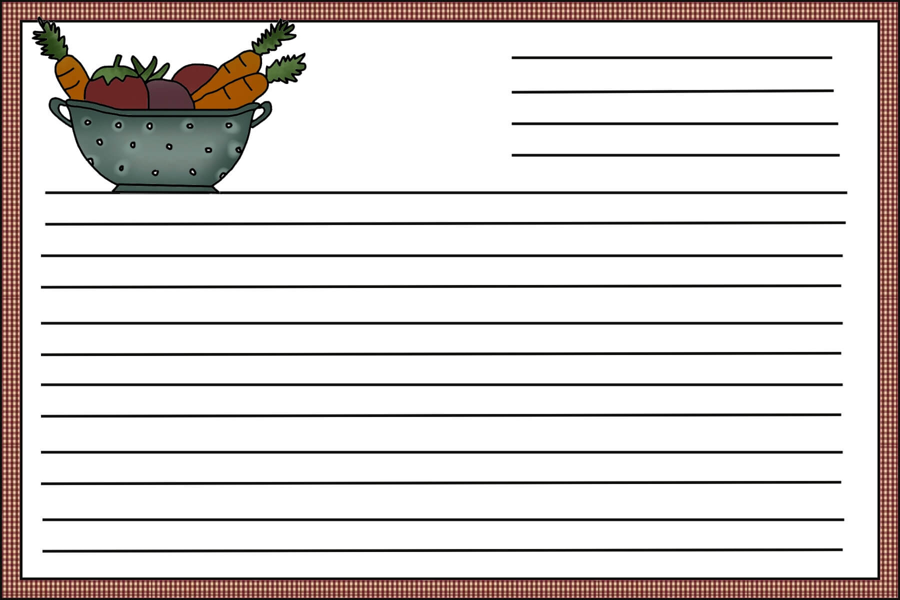 8 Free Recipe Card Templates Excel Pdf Formats Here Are My In 4X6 Photo Card Template Free