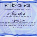 8 Printable Honor Roll Certificate Templates Samples Doc Pdf Inside Honor Roll Certificate Template