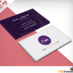 80+ Best Free Business Card Psd Templates In Business Cards For Teachers Templates Free