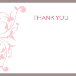 84 Free Printable Thank You Note Card Template Free Download Throughout Thank You Note Cards Template