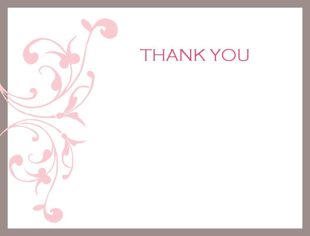 84 Free Printable Thank You Note Card Template Free Download Within Thank You Note Card Template