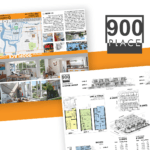 900 Place / 6 Panel Brochurevictor Suarez On Dribbble Inside 6 Panel Brochure Template