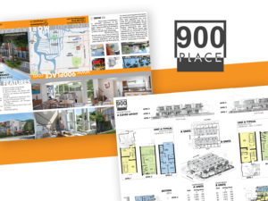 900 Place / 6-Panel Brochurevictor Suarez On Dribbble inside 6 Panel Brochure Template
